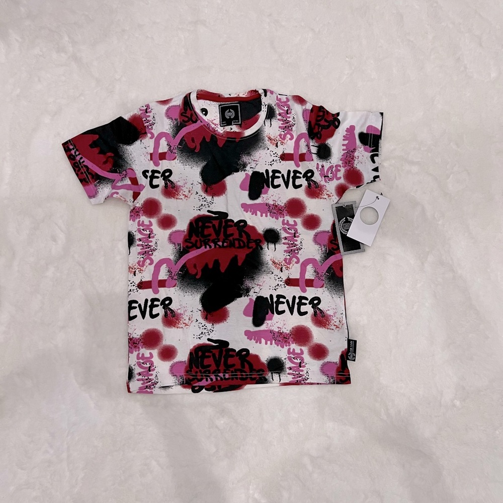 NWT - Never worn Boys’ Never Surrender multi-colored        t-shirt